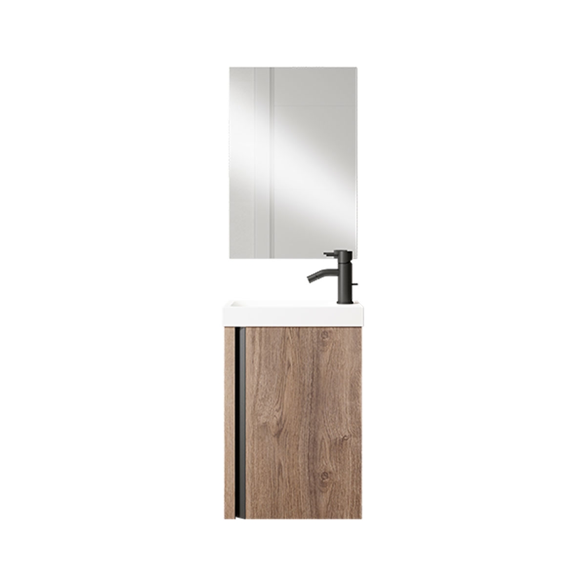 40 cm bathroom furniture with mirror and sink model lagos8