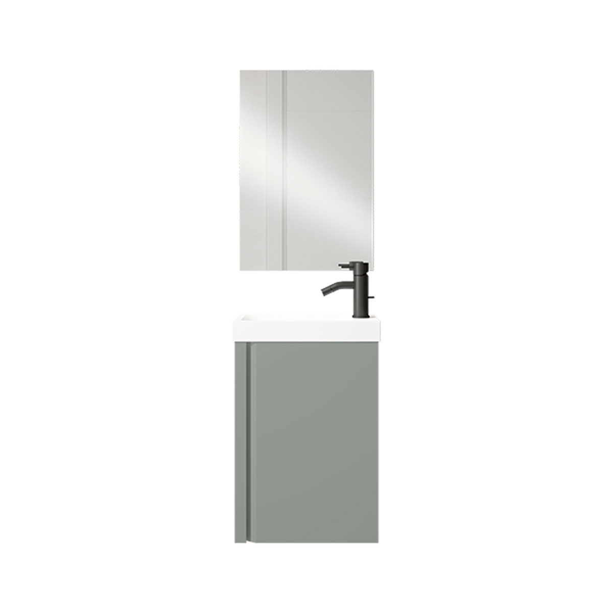 40 cm bathroom furniture with mirror and sink model lagos13