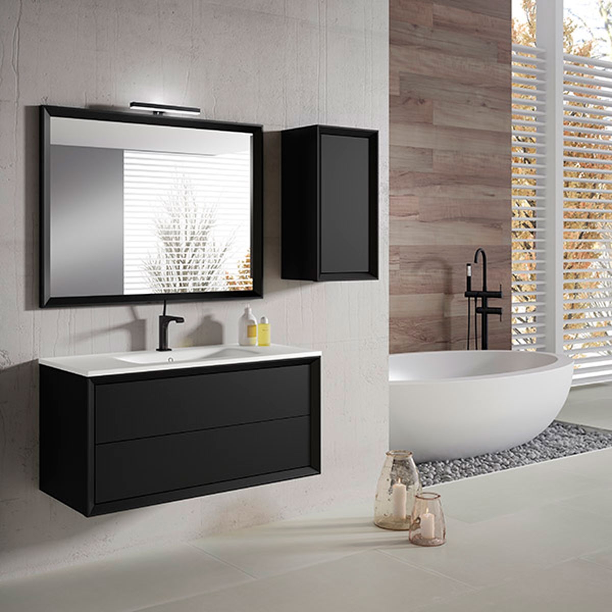 Mueble de baño modelo decor Black