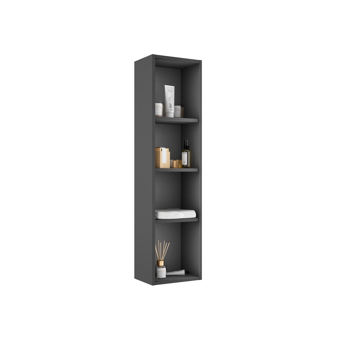 Suspended bathroom shelf Model Nomad6