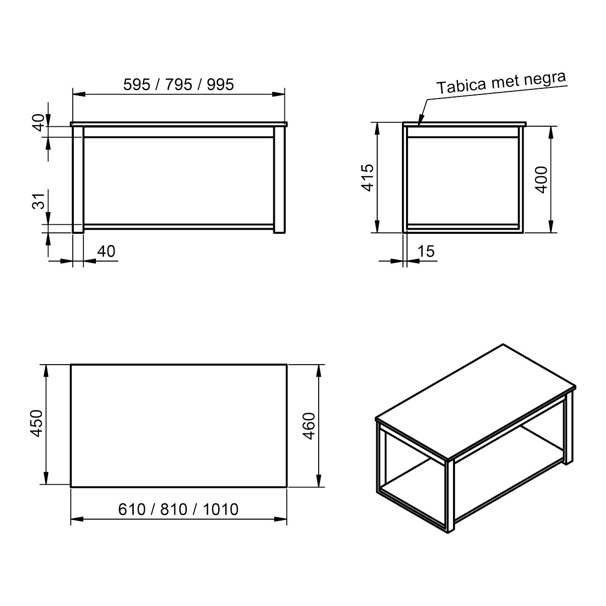 Lavabos Sobre-encimera Para Estructura Mueble Baño QUADRO - Muebles de Baño  Los Pedroches