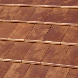 Flat-10 Tokyo Copper Tile 47.5 x 28.5 cm