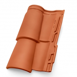 Tuile mixte TB-4 Nature Rouge 44,2 x 25,8 cm