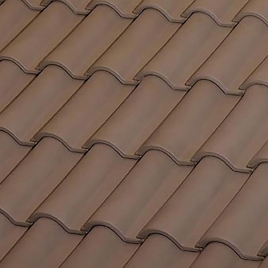 Teja Mixta TB-12 Nature Marrón 43.9 x 26 cm