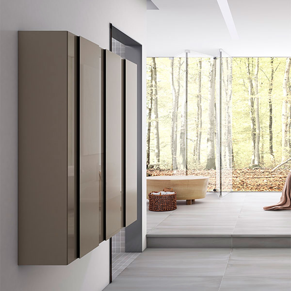 Coluna para móveis de casa de banho de parede 120 cm Modelo Vision9