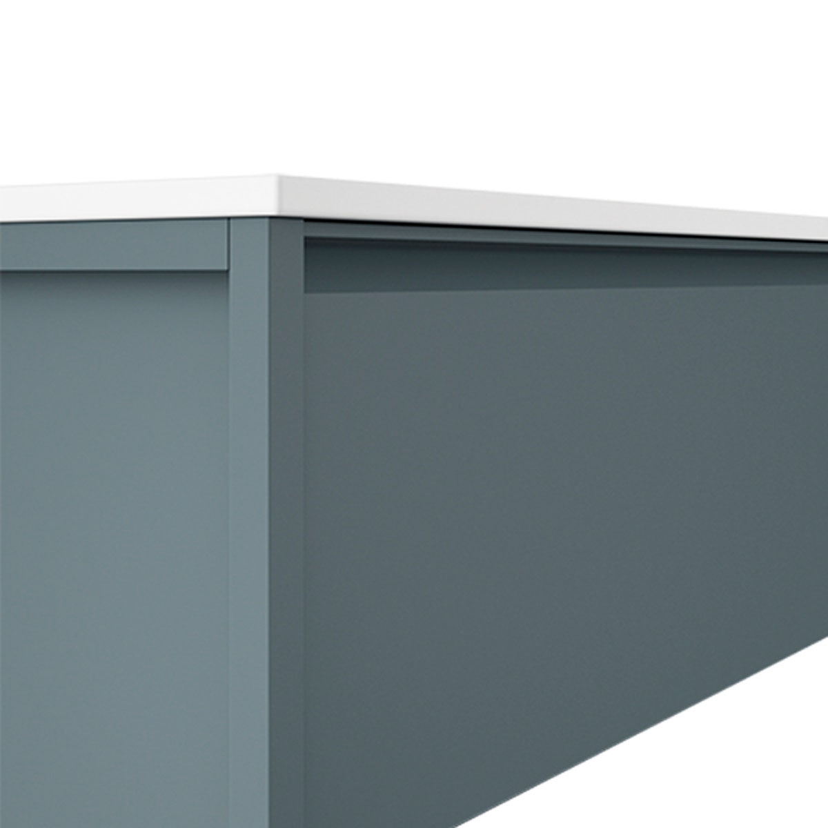 Floor bathroom furniture 1 drawer and 1 hole with integrated sink Model Icon12