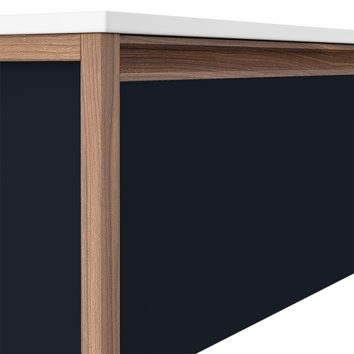 Floor bathroom furniture 1 drawer and 1 hole with integrated sink Model Icon21