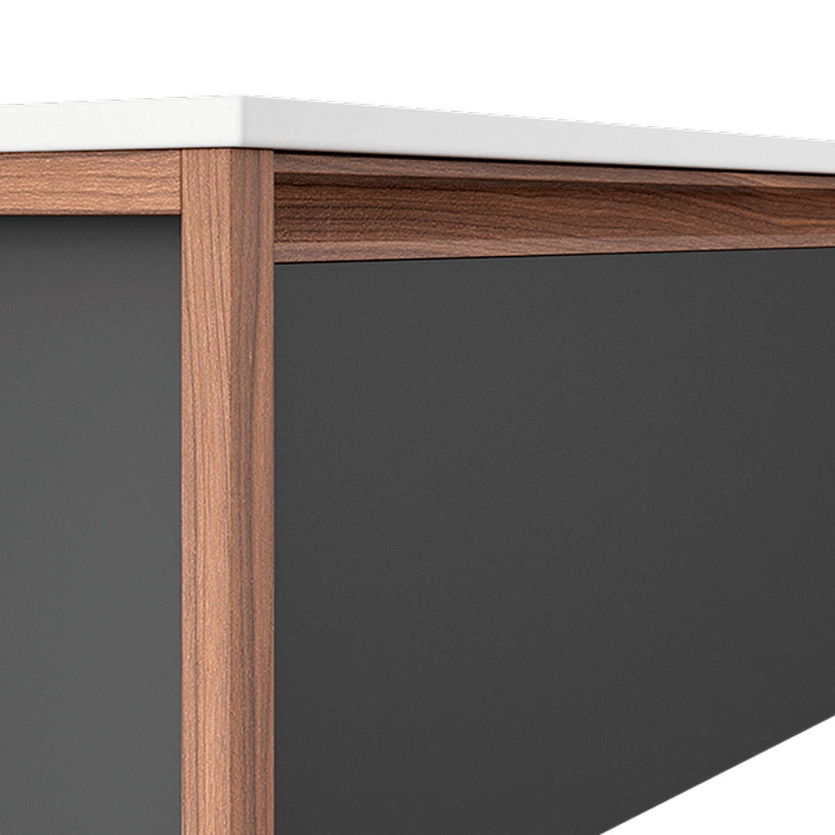 Floor bathroom furniture 1 drawer and 1 hole with integrated sink Model Icon25