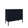 Floor bathroom furniture 2 drawers and 1 door with countertop sink 100 cm wide Model Icon12
