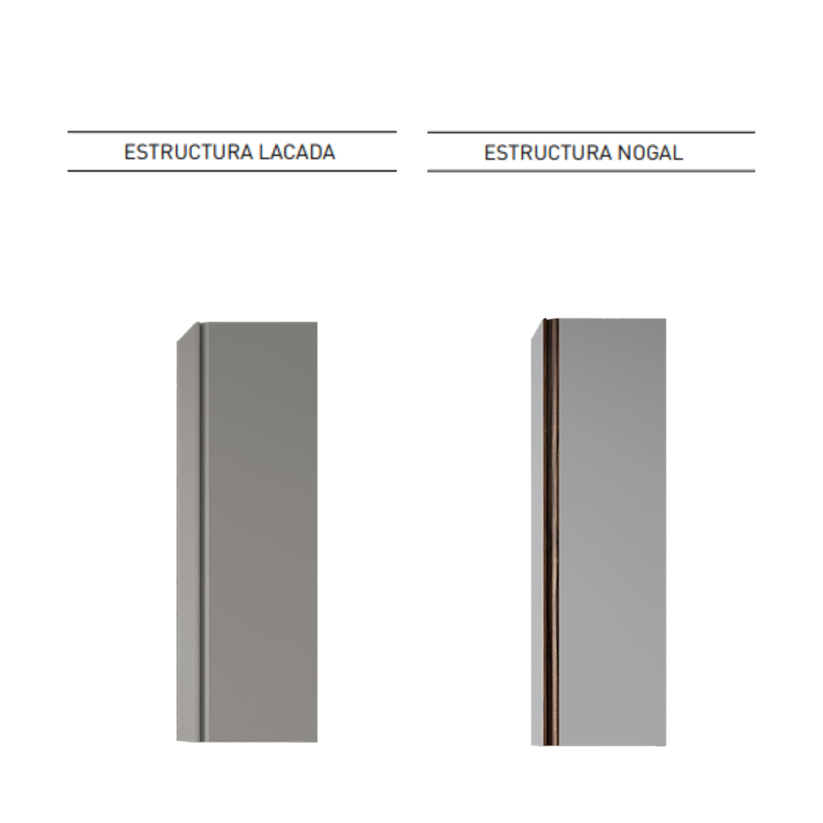 Columna mueble auxiliar de baño suspendido 120 cm con Modelo Icon8