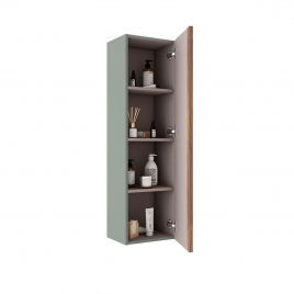 Foto de Columna mueble auxiliar de baño suspendido 120 cm con Modelo Icon