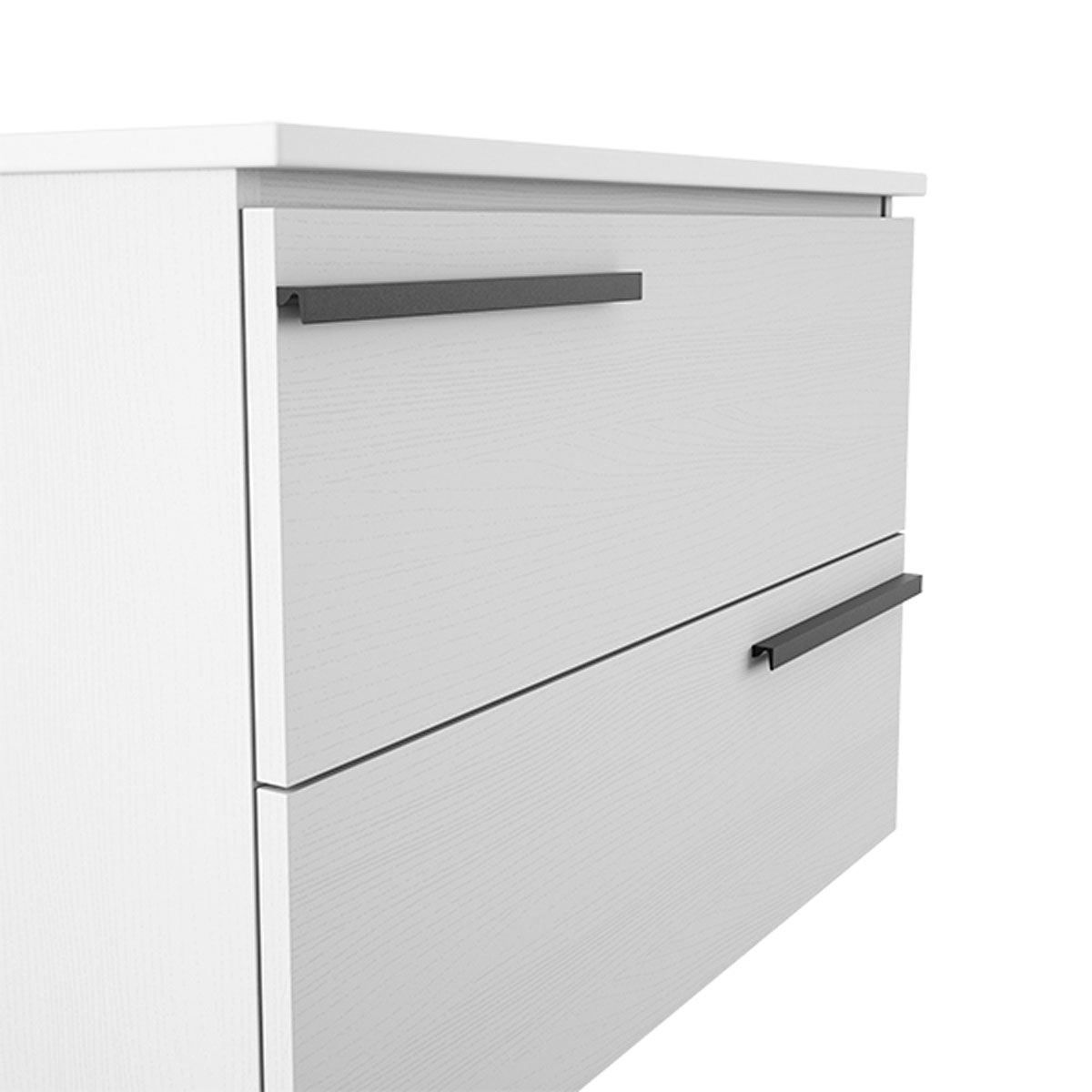 Mueble de baño de pie de suelo 2 cajones con lavabo integrado Modelo Scala12