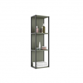 Suspended bathroom auxiliary furniture shelf 120 cm with Scala Model