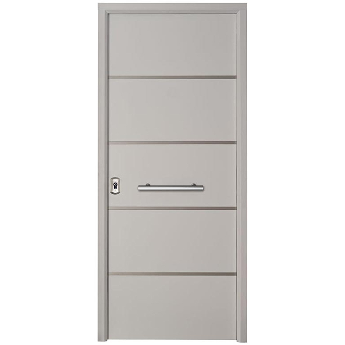 Verona Inox porta blindada branca