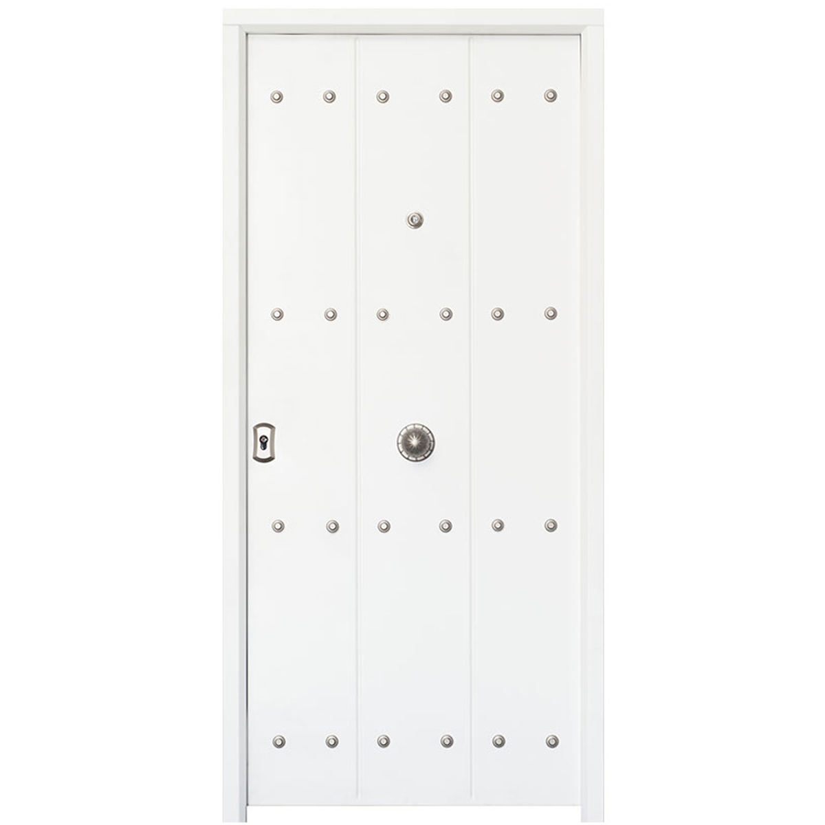 White Alborán armored door