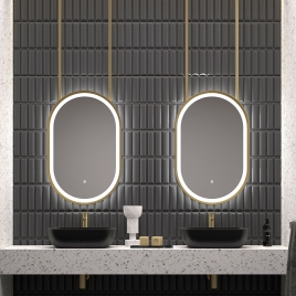 Boracay - Mirror With Metal Frame And 120 Led/m2