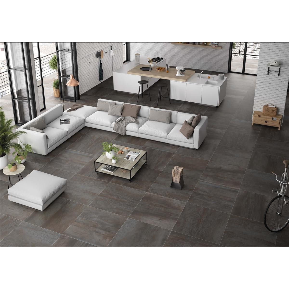 Acier Iron 37x75 retificado pela STN Ceramica