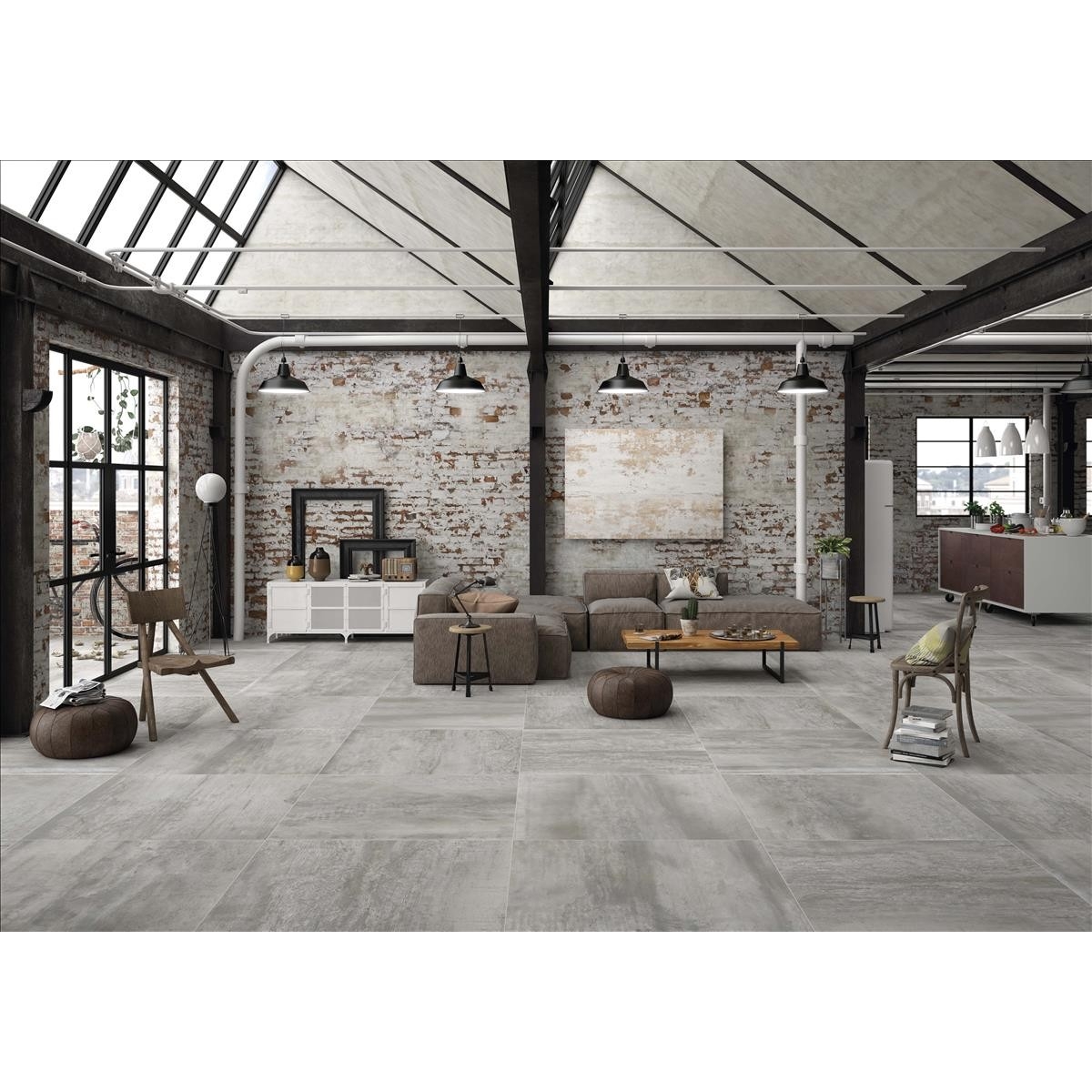 STN Ceramica Prata 60x60 Aço Térreo