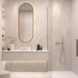 Corse - Miroir Scandinave 45x114 avec 160 led