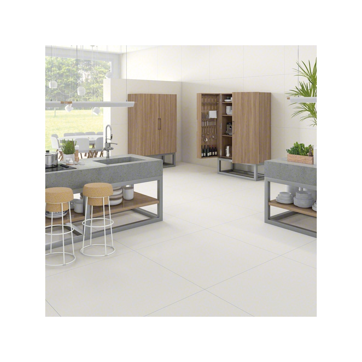 Inari Branco 120x120 by Vives Ceramic