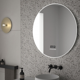 Runder Spiegel mit LED-Licht 120 EUROBATH Caledonia (40Ø)