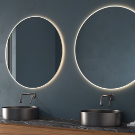 Rundspiegel mit LED-Licht 160 EUROBATH Caledonia (70Ø)