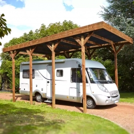 Cochera caravana individual de madera 28.6 m²