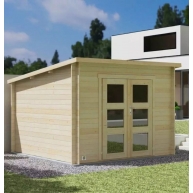 Cobertizo de madera modelo Juno Modern 7.4 m²