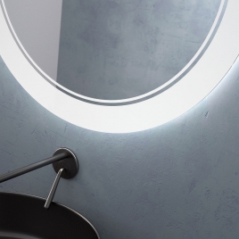 Runder Spiegel mit LED-Licht 480 EUROBATH Lampedusa (80Ø)