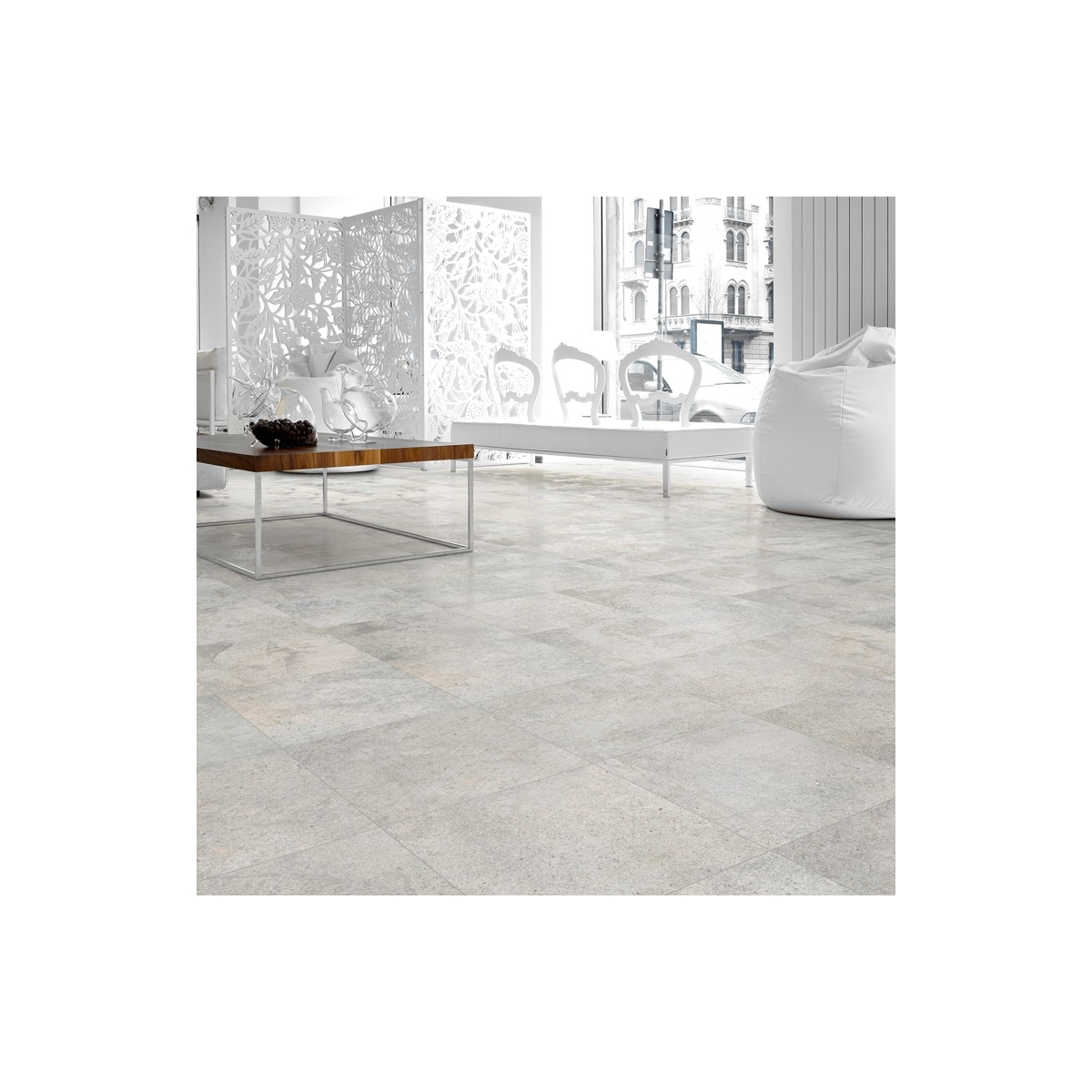 Revestimento de Pisos e Paredes de Porcelanato Branco Ribadeo (box) ao melhor preço