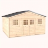 Cobertizo de madera modelo Shelty 17.2 m²5