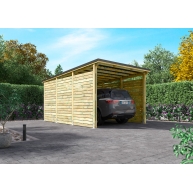 Garagem individual de madeira modelo Cesar 19,6 m²