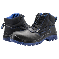 Photo of Bellota Comp S3 Black and Blue Leather Safety Boots 72307