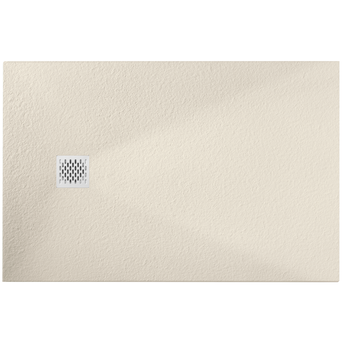 Detalhe de McBath base de duche de resina bege Diva