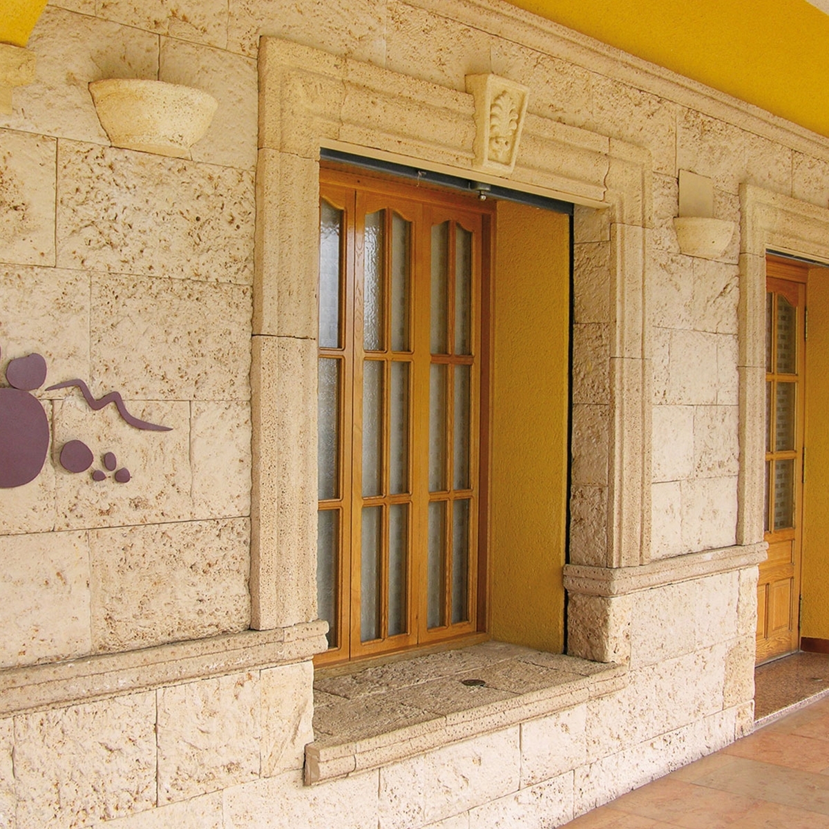 Mares stone imitation cladding