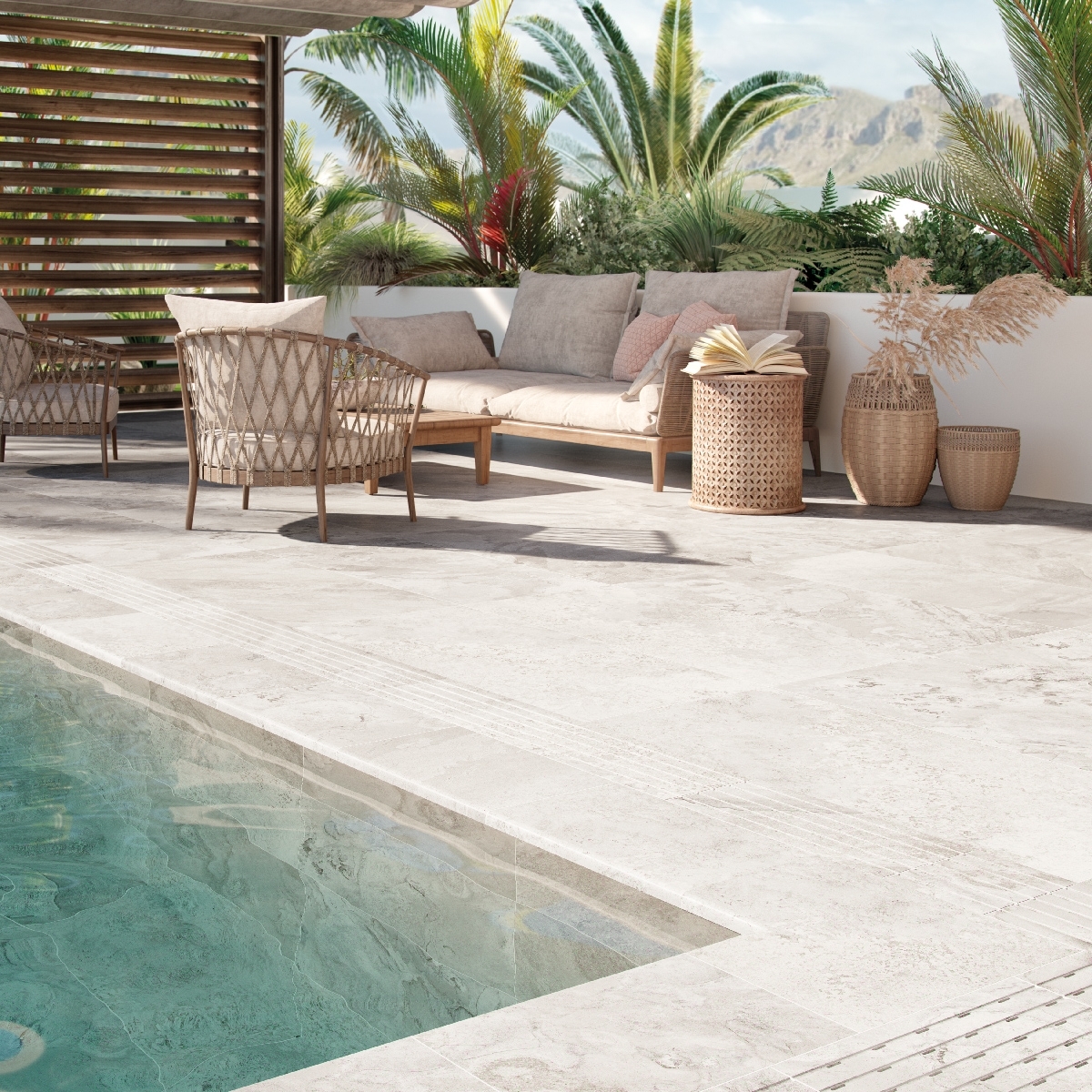 Cupira Bone 37.5x75 cm - Non-slip outdoor flooring Cerámica Mayor