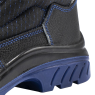 Absatzdetail Bellota Comp S3 Schwarz-Blaue Leder-Sicherheitsstiefel 72307