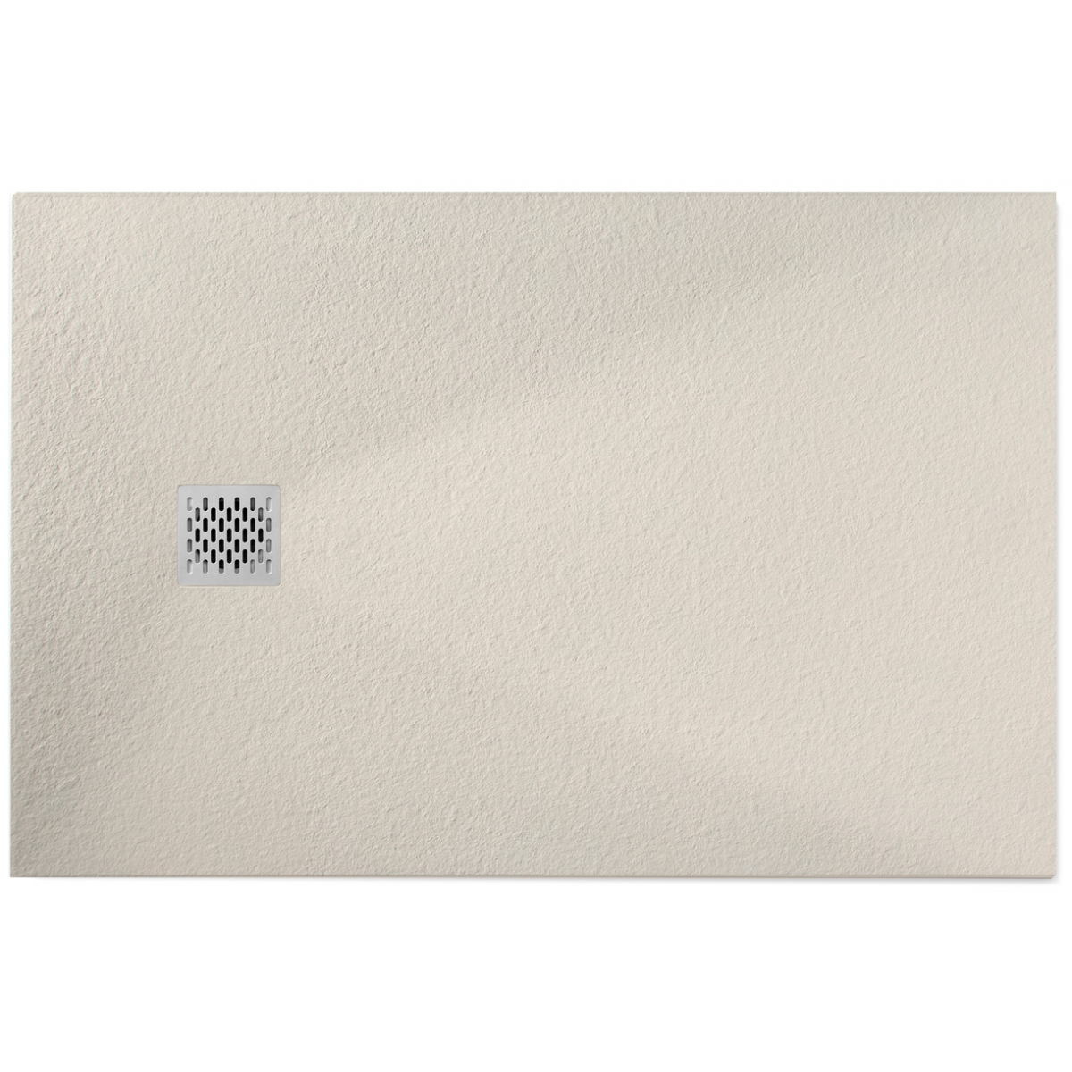 Detail of the McBath Diva Ivory Resin Shower Tray