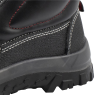 Fersendetail-Sicherheitsstiefel Bellota 72300 Schwarz und Rot Leder S3