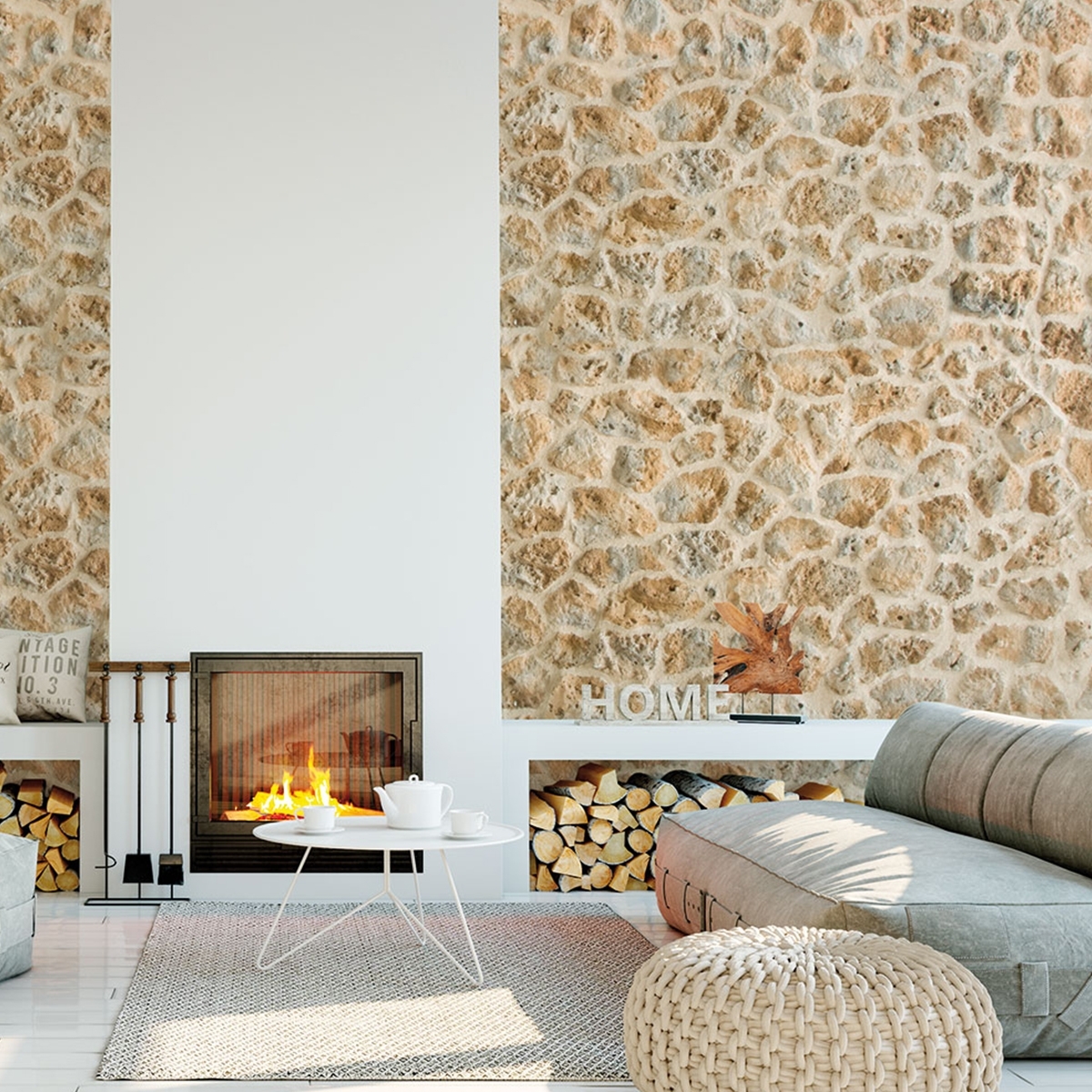 Timanfaya chestnut coating imitation foot