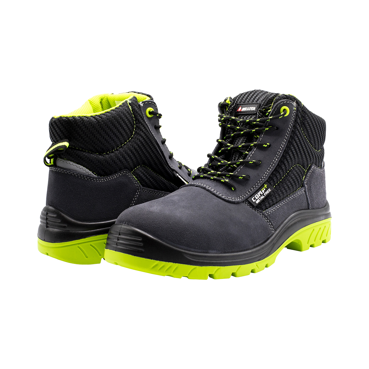 Bellota COMP+ S1P Green Suede Safety Boots
