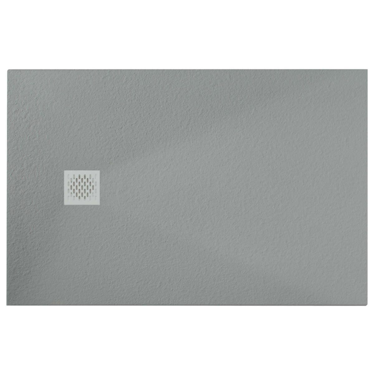 Detalle de Plato de Ducha de Resina McBath Diva Cemento