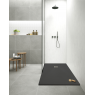 McBath Diva Receveur de douche en résine anthracite74194