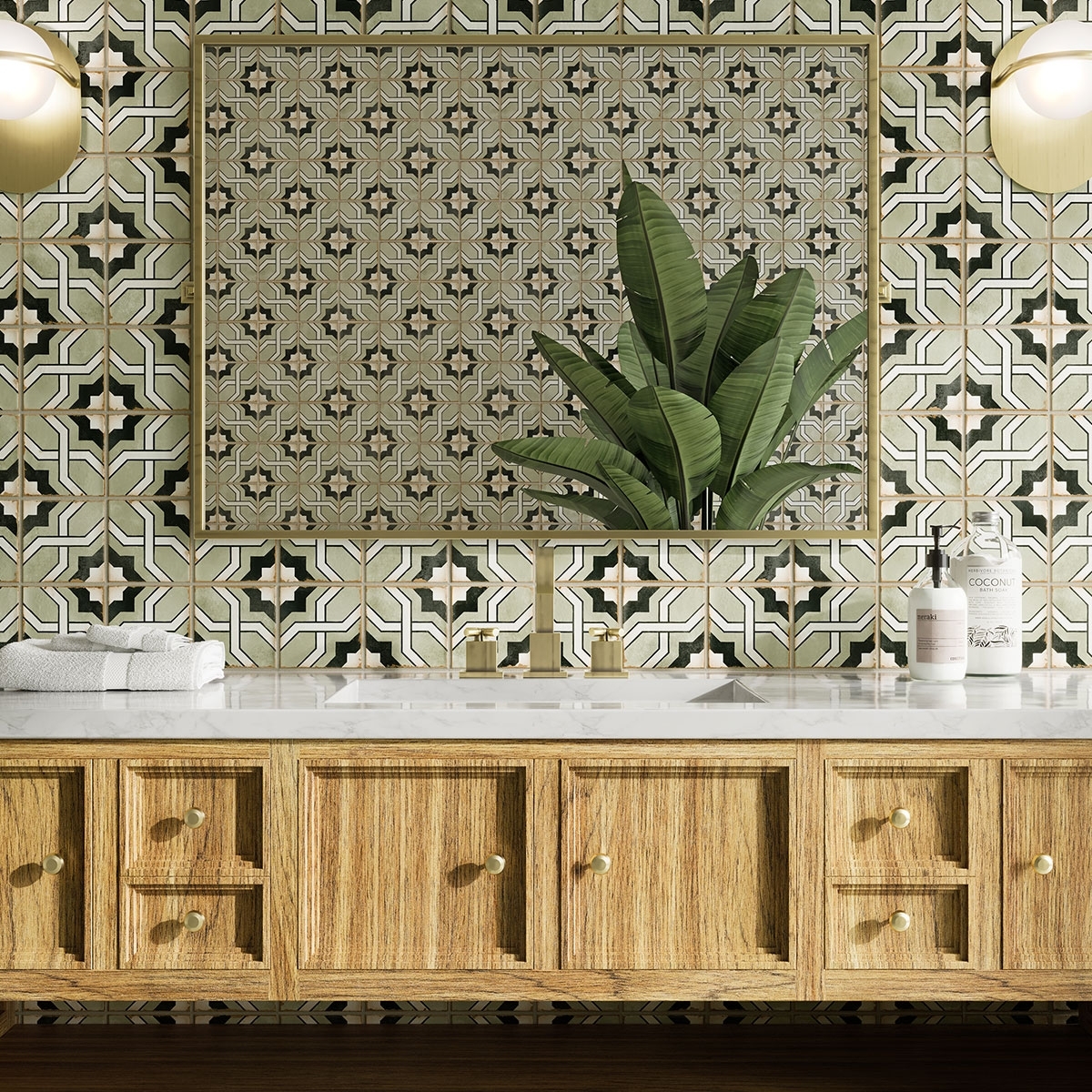 Pavimentos imitación hidráulico - Colección Casablanca de Harmony - Casablanca Torres 12.5x12.5