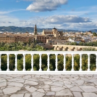 Linearmeter des vorgefertigten Betongeländers Córdoba