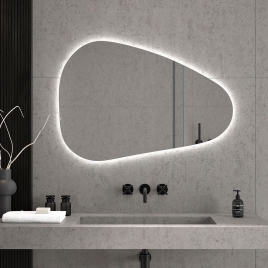 Espelho irregular com luz led 160 EUROBATH Arequipa