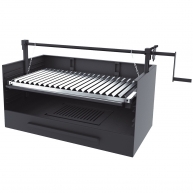 Holzkohle- und Holzgrill BVE-60 mit Aufzug