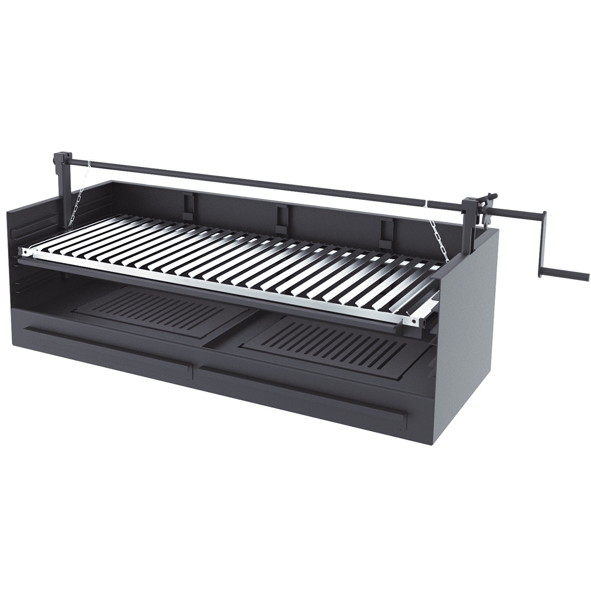 Holzkohle- und Holzgrill BVE-100