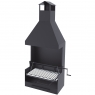 BV-62 charcoal and wood barbecue with elevator