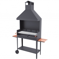 Holzkohle- und Holzgrill BV-104